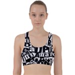 Punk Lives Back Weave Sports Bra