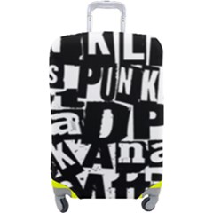 Punk Lives Luggage Cover (Large) from ArtsNow.com