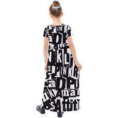 Kids  Short Sleeve Maxi Dress 