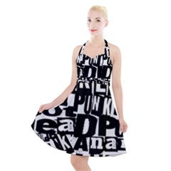 Halter Party Swing Dress  