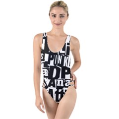 High Leg Strappy Swimsuit 