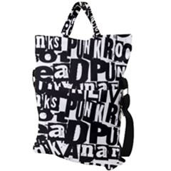 Fold Over Handle Tote Bag 