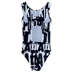 Kids  Cut-Out Back One Piece Swimsuit 