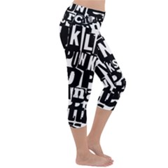 Lightweight Velour Capri Yoga Leggings 