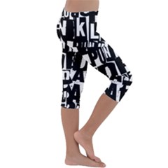 Kids  Lightweight Velour Capri Leggings  