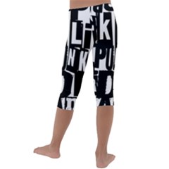 Kids  Lightweight Velour Capri Leggings  