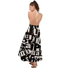 Backless Maxi Beach Dress 