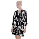 Punk Lives Open Neck Shift Dress