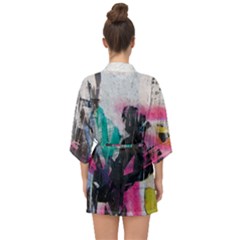 Half Sleeve Chiffon Kimono 