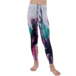 Graffiti Grunge Kids  Lightweight Velour Leggings