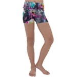 Graffiti Grunge Kids  Lightweight Velour Yoga Shorts