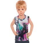 Graffiti Grunge Kids  Sport Tank Top