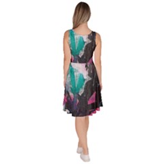 Knee Length Skater Dress With Pockets 