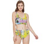 Graffiti Pop Frilly Bikini Set