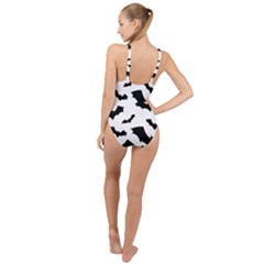 High Neck One Piece Swimsuit 