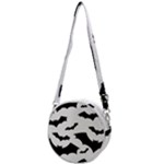 Deathrock Bats Crossbody Circle Bag