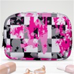 Pink Star Splatter Make Up Pouch (Small)