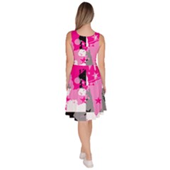 Knee Length Skater Dress With Pockets 