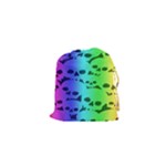 Rainbow Skull Collection Drawstring Pouch (XS)