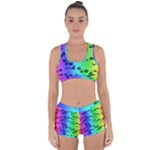 Rainbow Skull Collection Racerback Boyleg Bikini Set