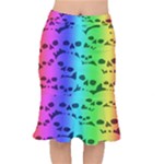 Rainbow Skull Collection Short Mermaid Skirt