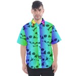 Rainbow Skull Collection Men s Short Sleeve Shirt