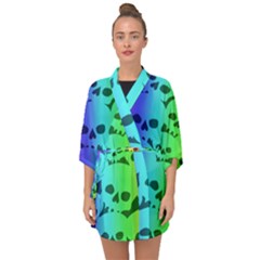 Half Sleeve Chiffon Kimono 