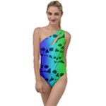 Rainbow Skull Collection To One Side Swimsuit