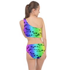 Spliced Up Two Piece Swimsuit 