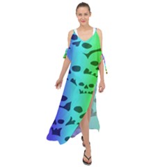 Maxi Chiffon Cover Up Dress 