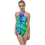 Rainbow Skull Collection Go with the Flow One Piece Swimsuit