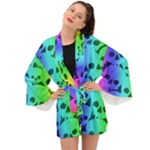 Rainbow Skull Collection Long Sleeve Kimono