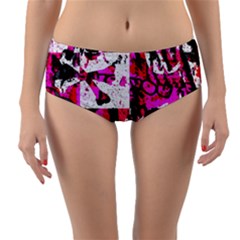 Reversible Mid-Waist Bikini Bottoms 