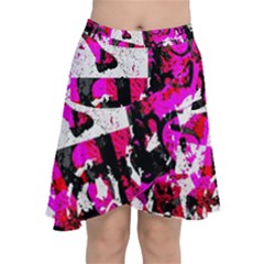 Chiffon Wrap Front Skirt 