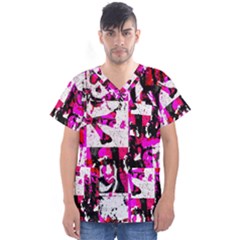 Men s V-Neck Scrub Top 