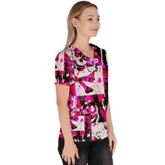 Women s V-Neck Scrub Top 