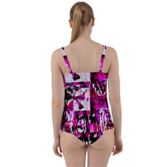 Twist Front Tankini Set 