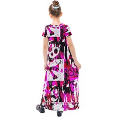 Kids  Short Sleeve Maxi Dress 