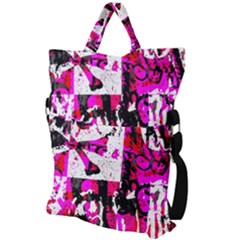 Fold Over Handle Tote Bag 