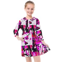 Kids  Quarter Sleeve Shirt Dress 