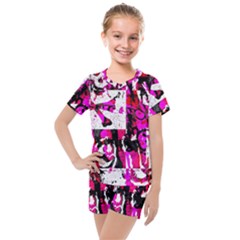 Kids  Mesh T-Shirt and Shorts Set 