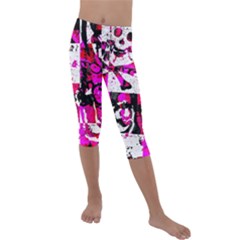 Kids  Lightweight Velour Capri Leggings  