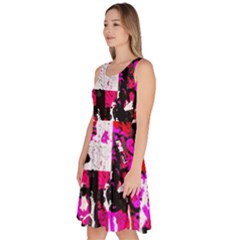 Knee Length Skater Dress With Pockets 