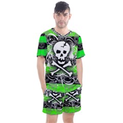 Men s Mesh T-Shirt and Shorts Set 