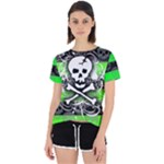 Deathrock Skull Open Back Sport Tee