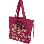 wonderland rabbit 2 Drawstring Tote Bag