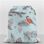 Christmas birds Drawstring Bag (Small)