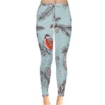 Christmas birds Inside Out Leggings