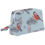 Christmas birds Wristlet Pouch Bag (Large)