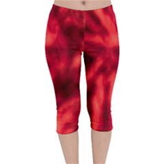 Velvet Capri Leggings  